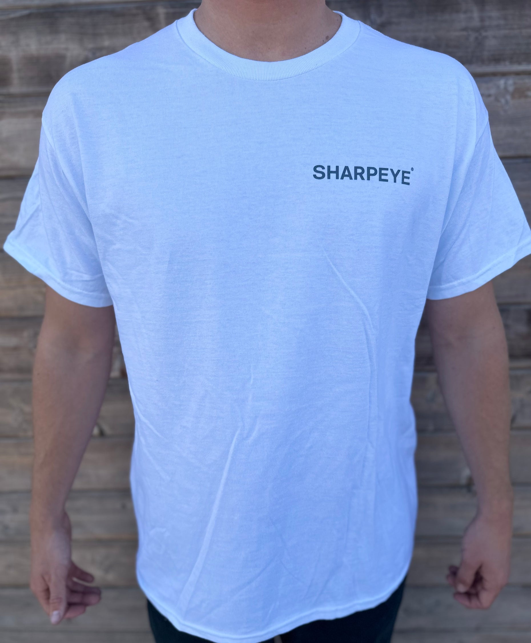 Sharp Eye Logo Tee White