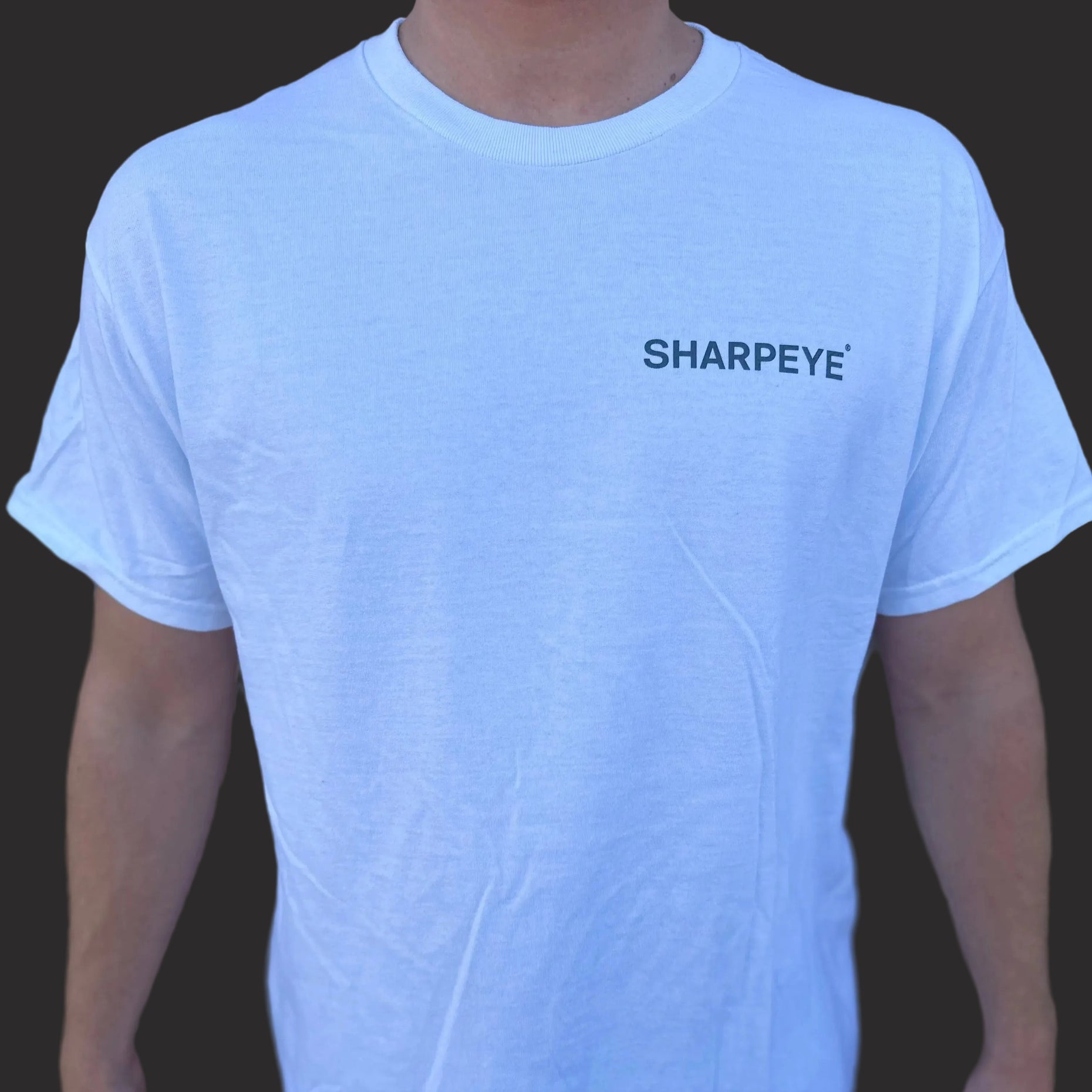Sharp Eye Logo Tee White