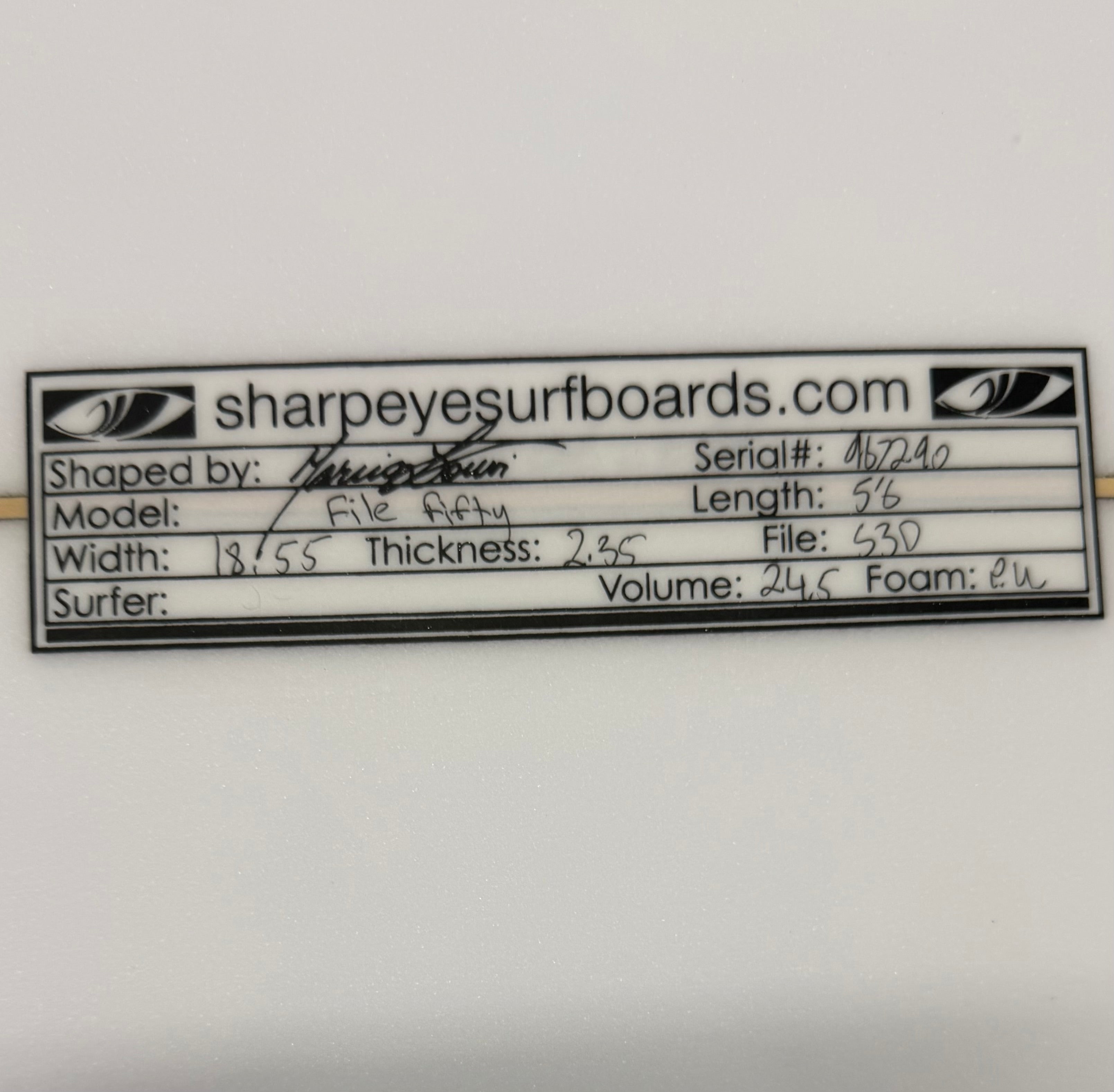 New File Fifty 5'6