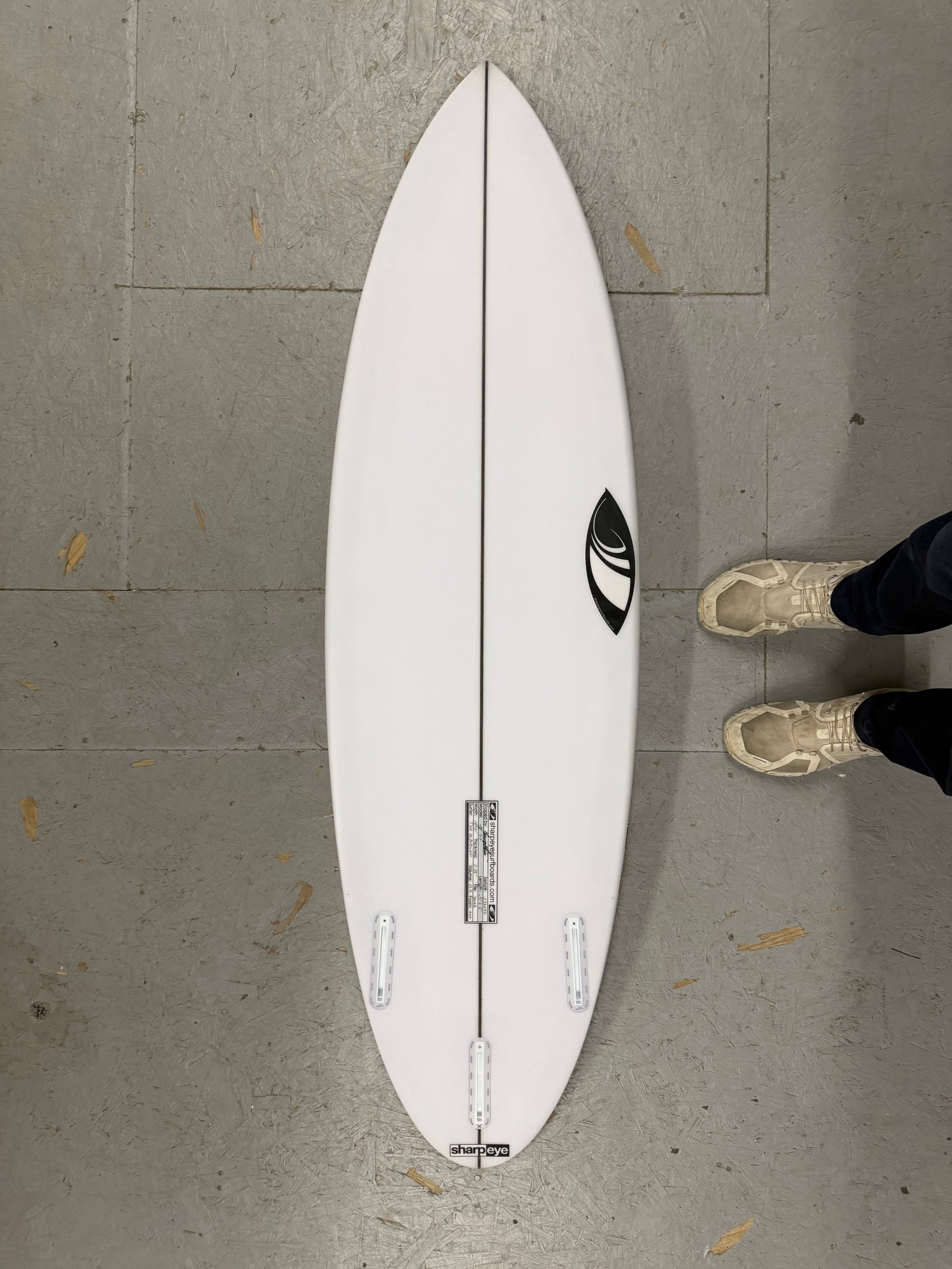 New Tya Zebrowski #77 5'7.5" x 18.21" x 2.25" 23.5L