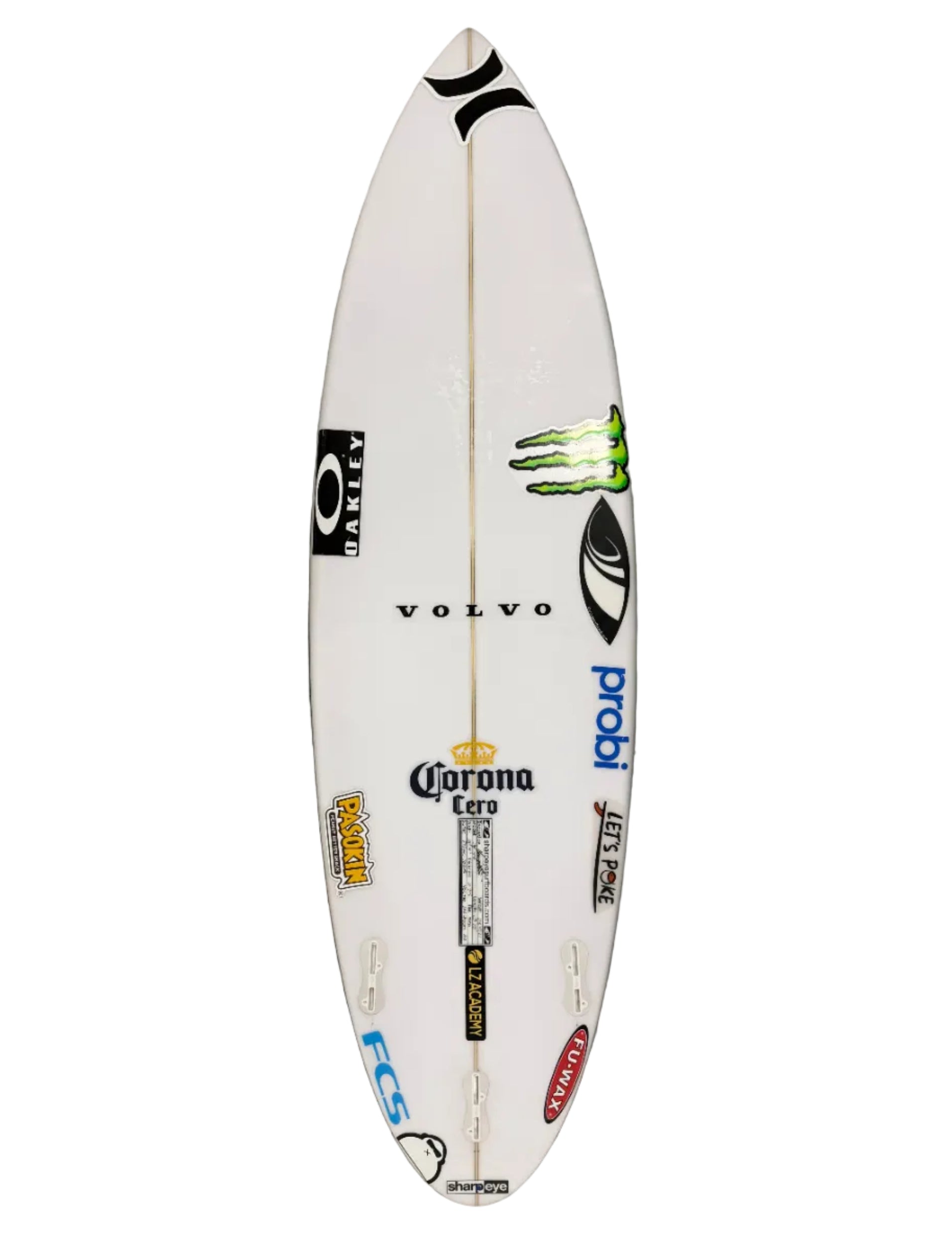 Used Filipe Toledo #77 5'10" x 18.4" x 2.35" 25.6L (Tya File)