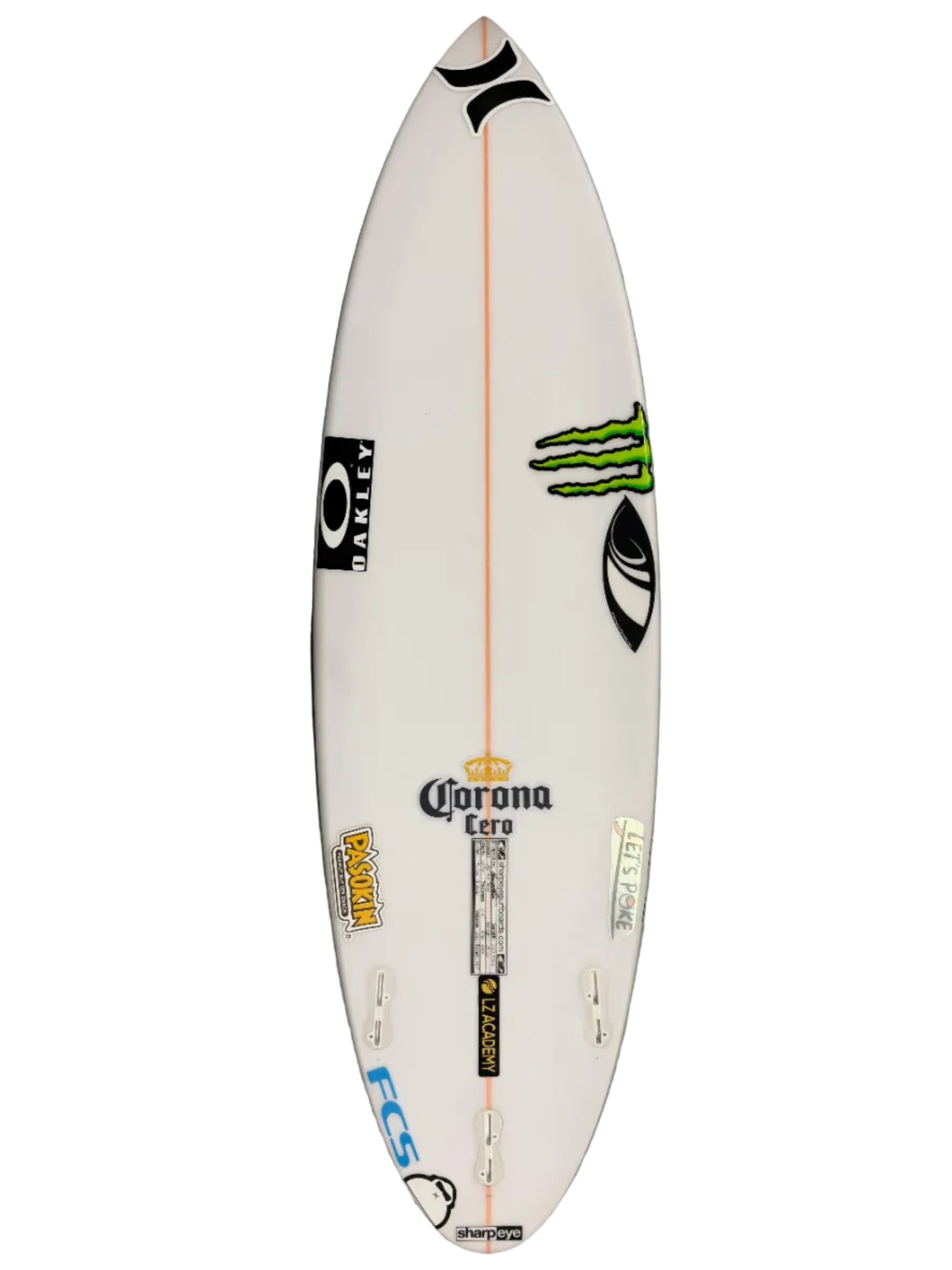 New Filipe Toledo #77 Jbay 5'10" x 18.4" x 2.4" 26L