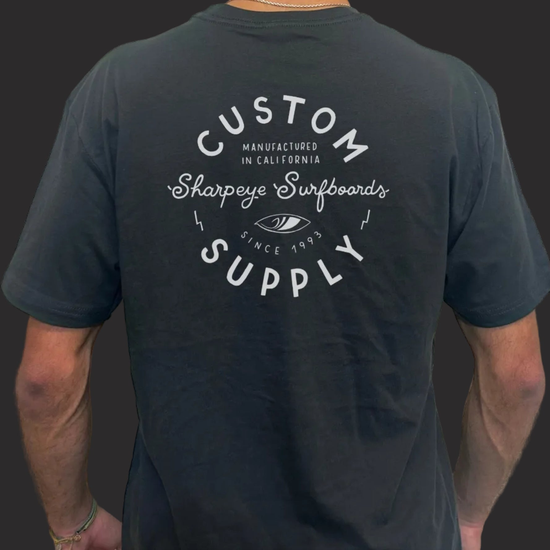 Sharp Eye Custom Supply Tee Charcoal