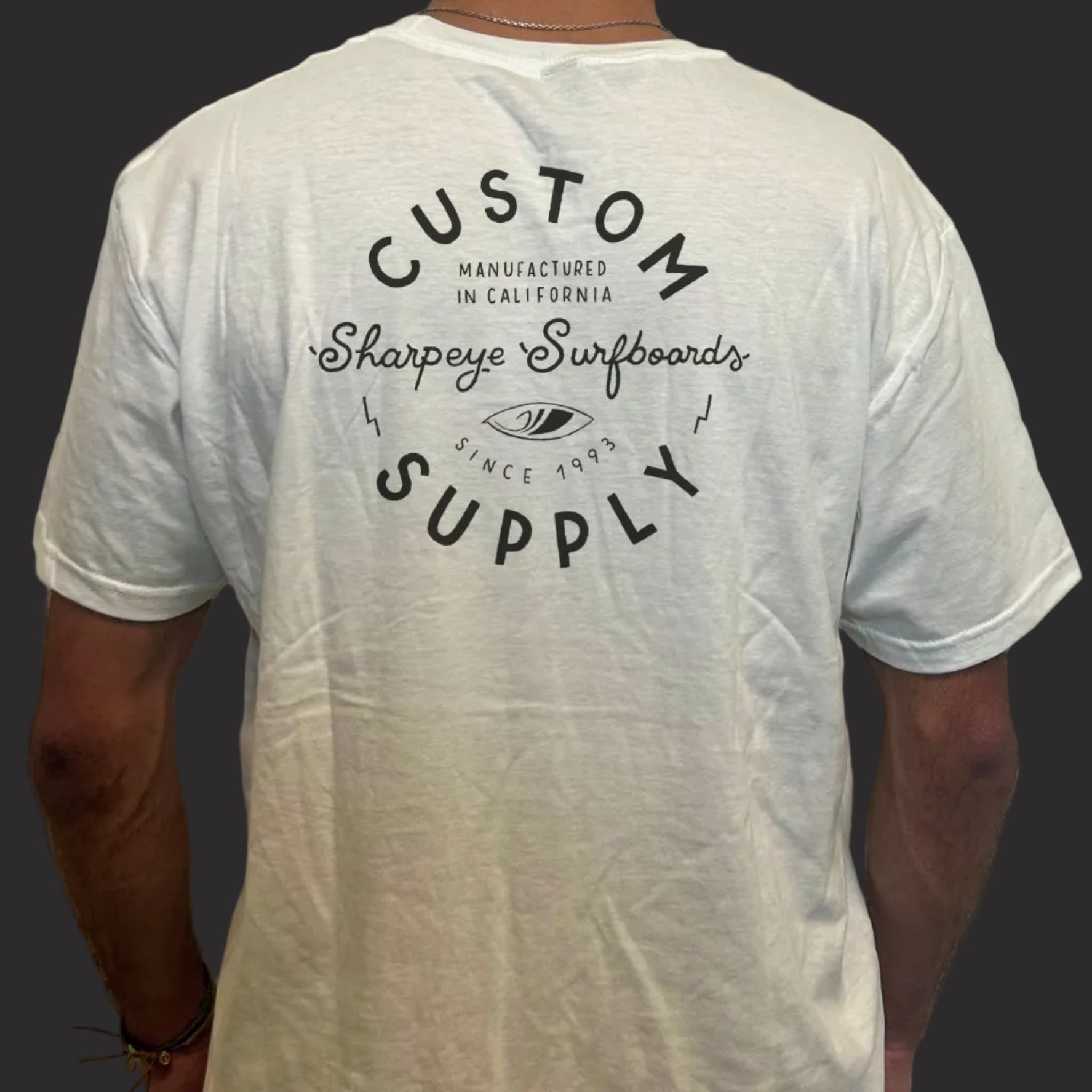 Sharp Eye Custom Supply Tee White