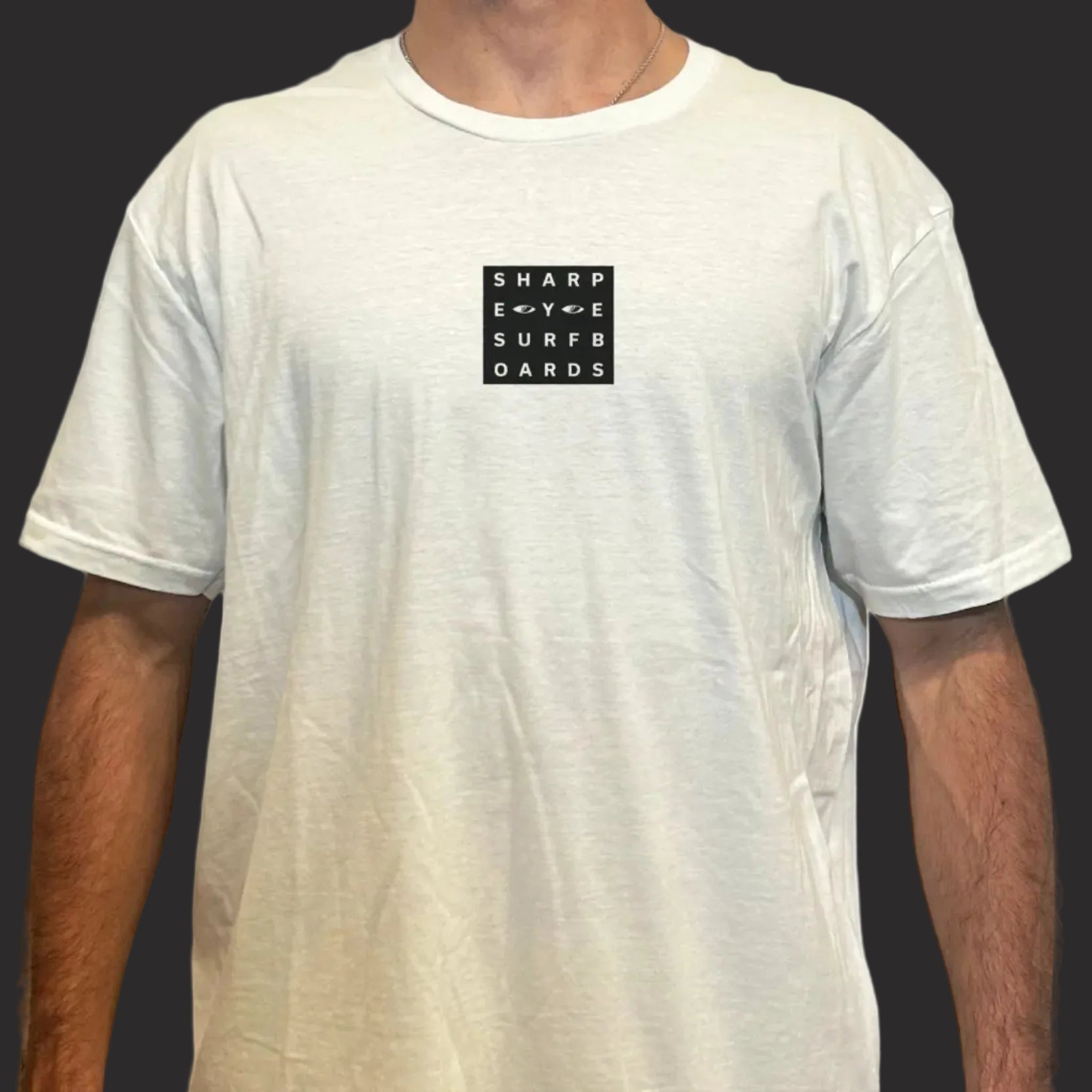 Sharp Eye Block Tee White