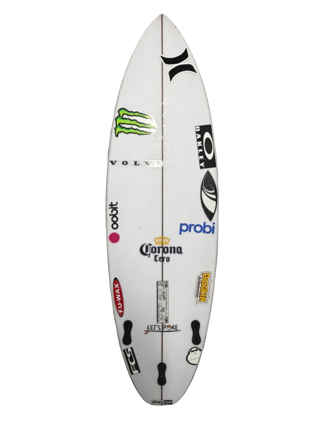Used Filipe Toledo Custom 5'9.5" x 18.4" 2.36" 25.7L