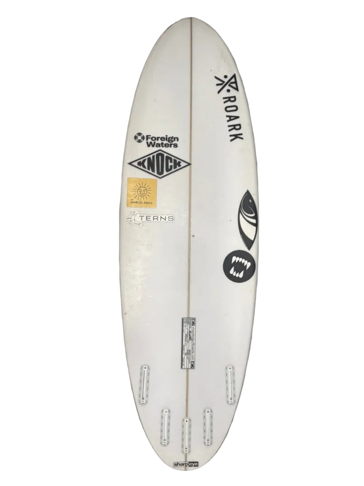 Used Koa Smith Synergy Stub 5'8" x 19.2" 2.5" 29L