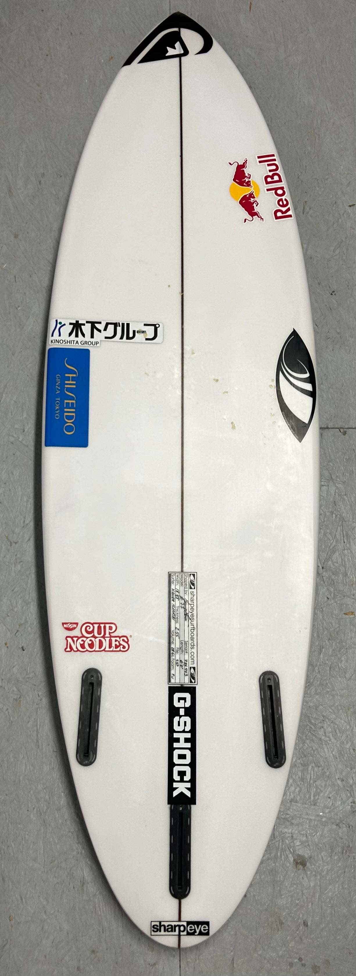 Used Kanoa Igarashi #77  6'0 x 18.88 x 2.55 28.6L