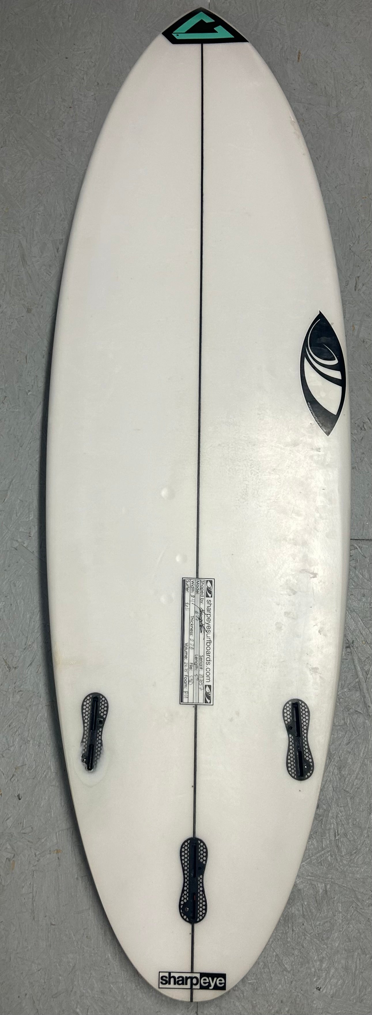 Used #77 5'9 x 18.4 x 2.38 25.2L – Sharp Eye Surfboards