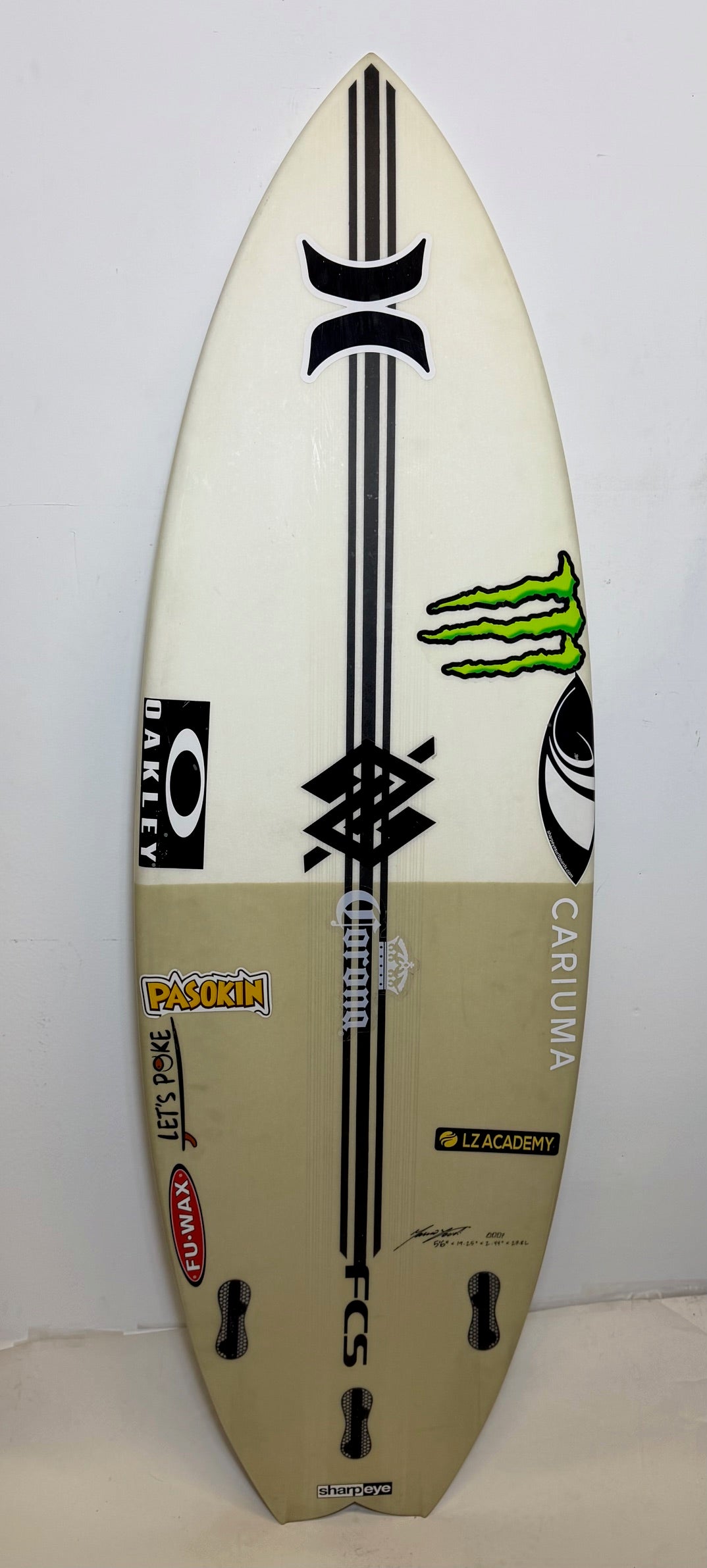 Used Filipe Toledo Twin Turbo 5.6 x 19.25 x 2.44 27.8L