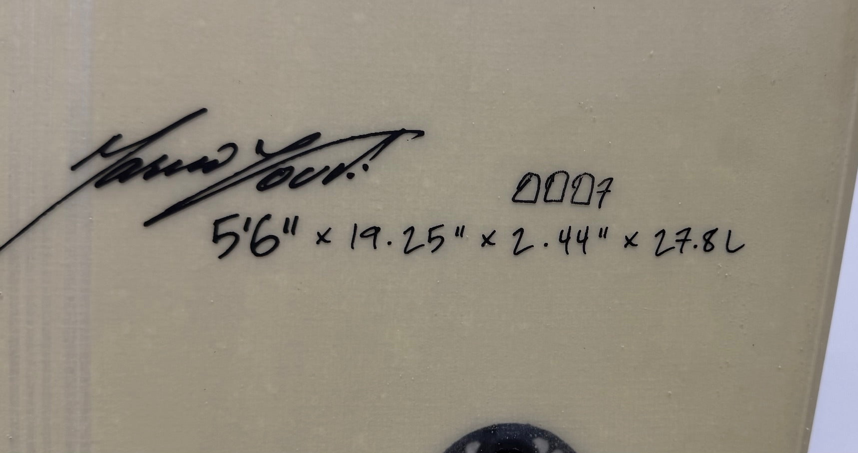 Used Filipe Toledo Twin Turbo 5.6 x 19.25 x 2.44 27.8L