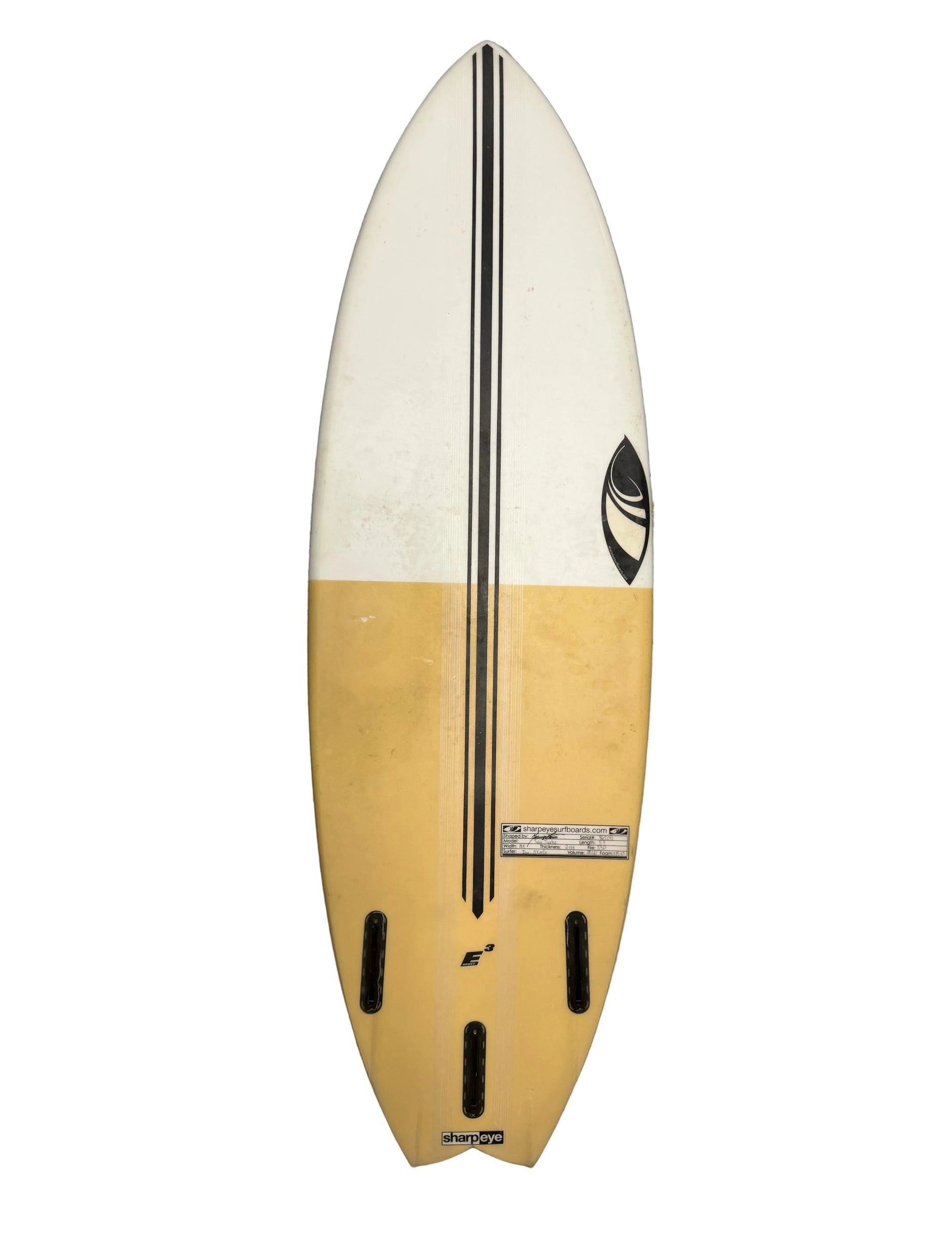 Used E3 Twin Turbo 5'7" x 19.4" x 2.44" 28.4L