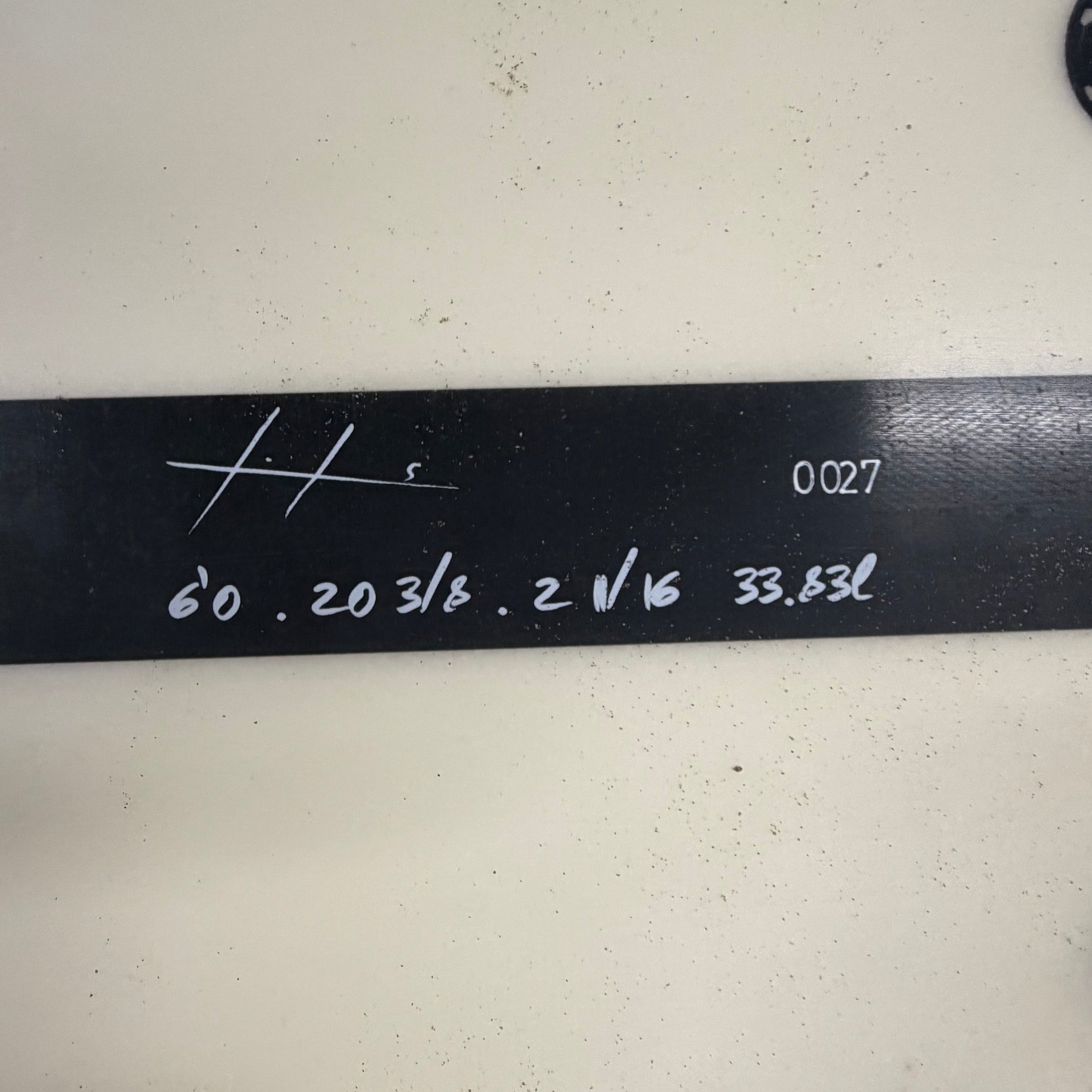 Used Hayden Shapes Holy Grail 6'0" x 20 3/8" x 2 11/16" 33.83L