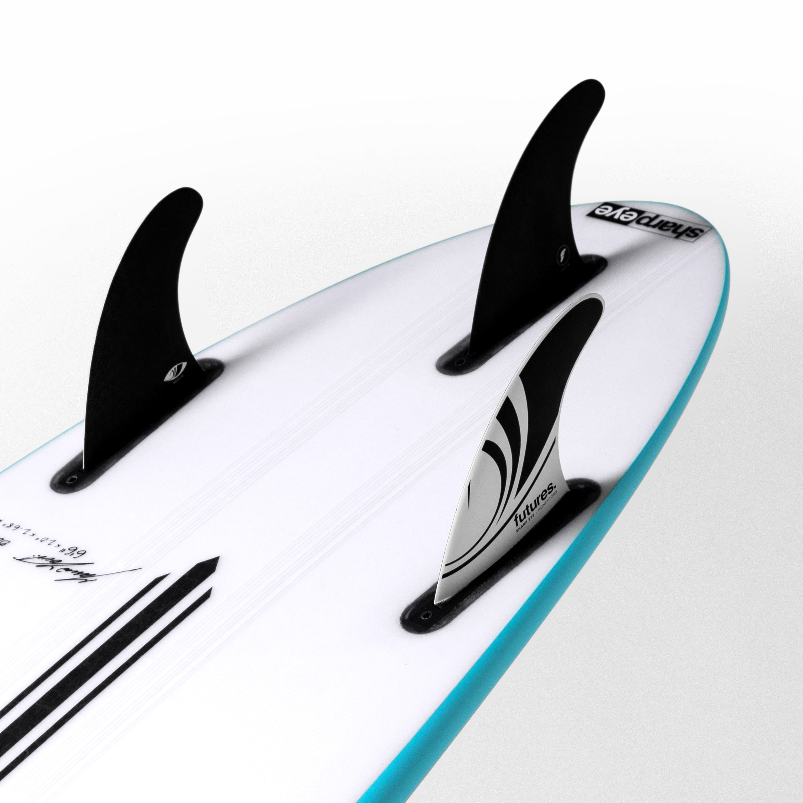 美品　FCS2 シャープアイ　フィン（Mサイズ）　3枚セットMEDIUM FCS II Sharp Eye Tri Fin Set - FCS JAPAN
