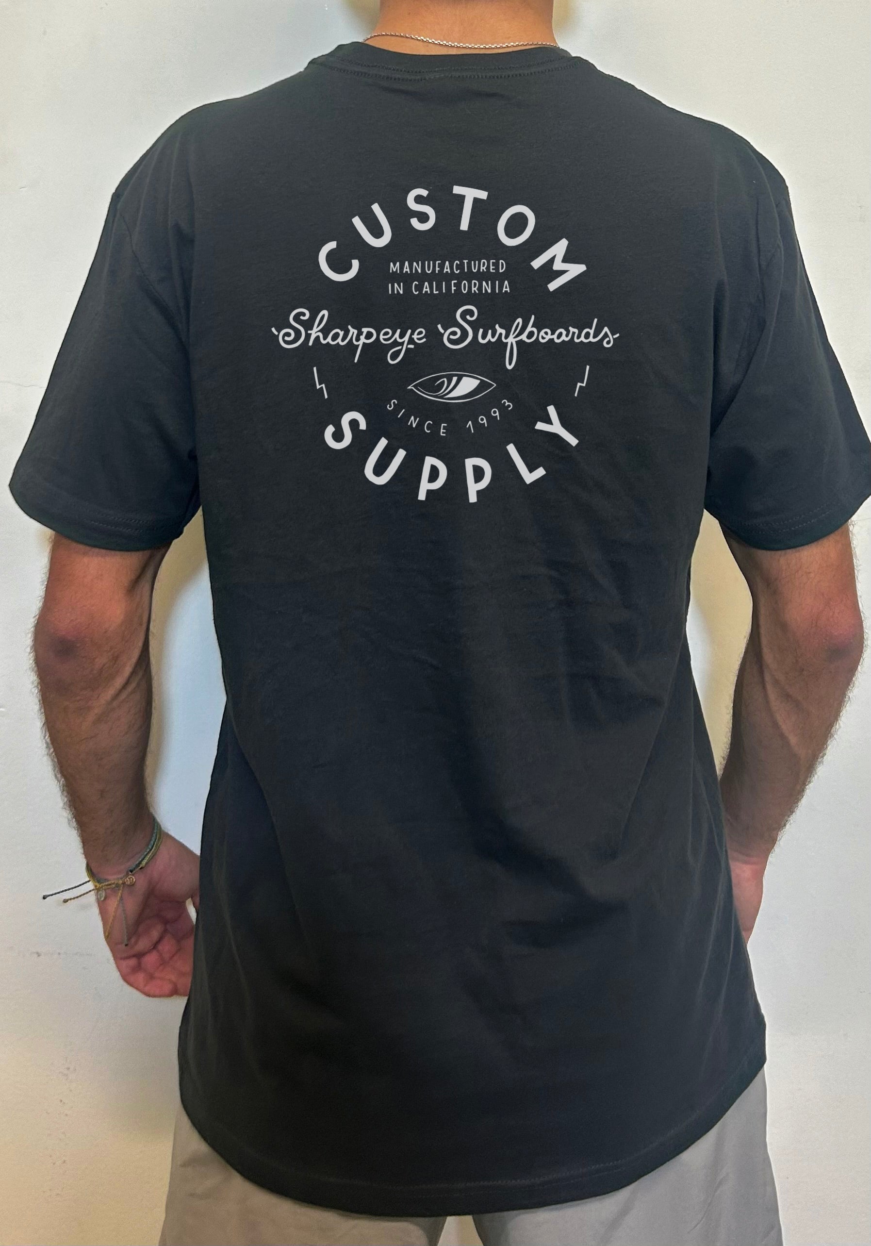 Sharp Eye Custom Supply Tee Charcoal