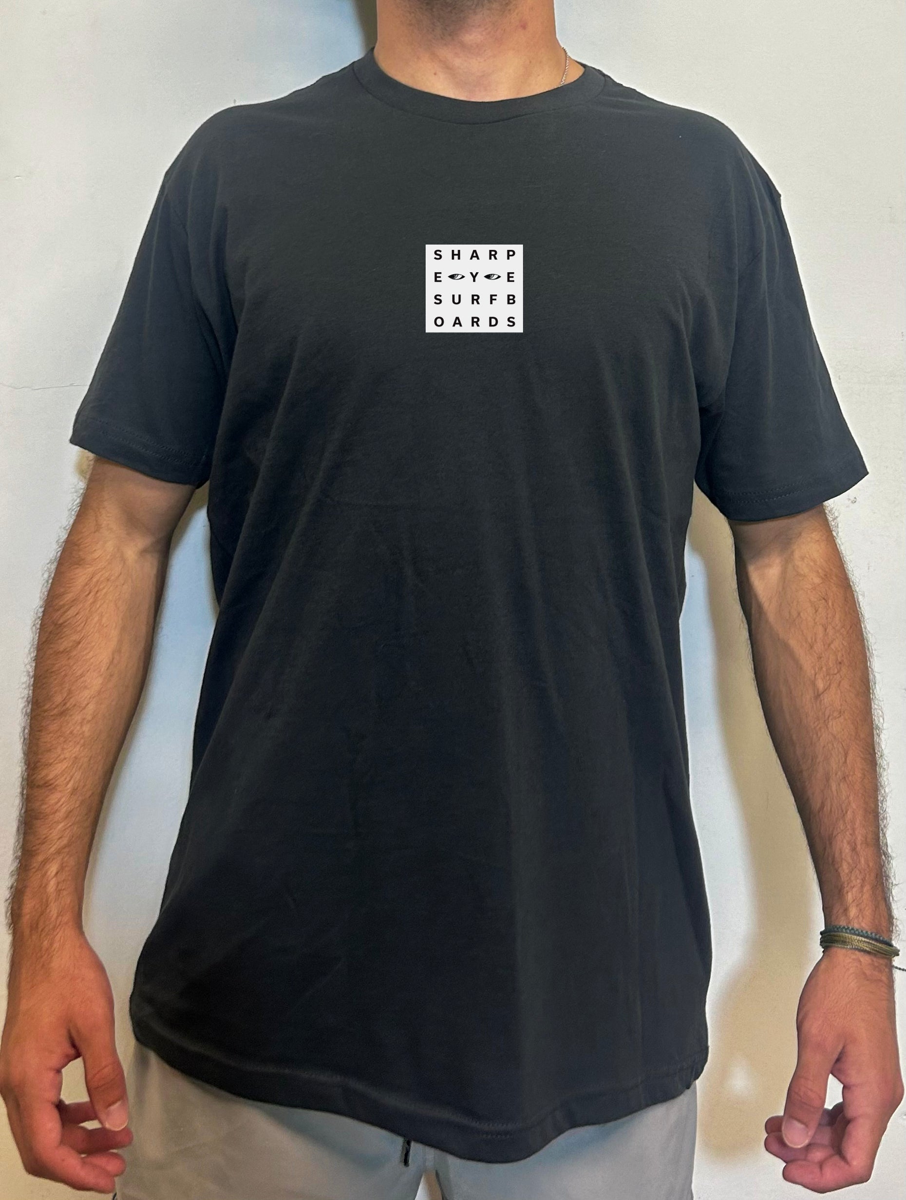 Sharp Eye Block Tee Charcoal