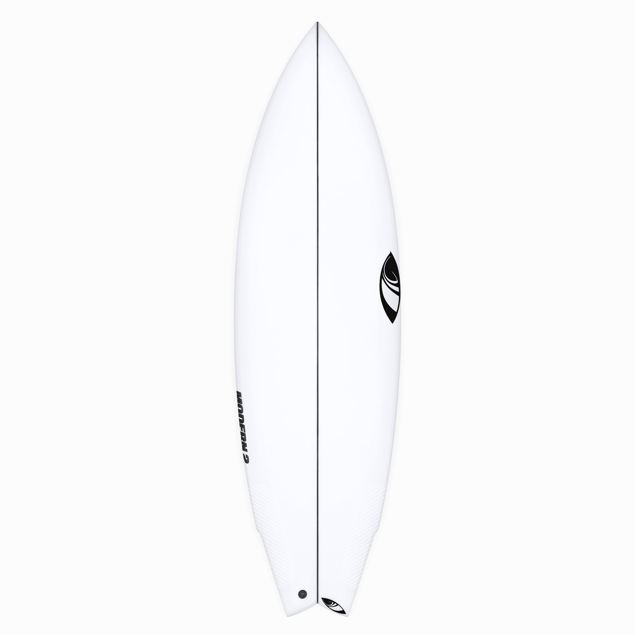 Sharp Eye Modern 2 Alternate-range everyday shortboard — full deck view