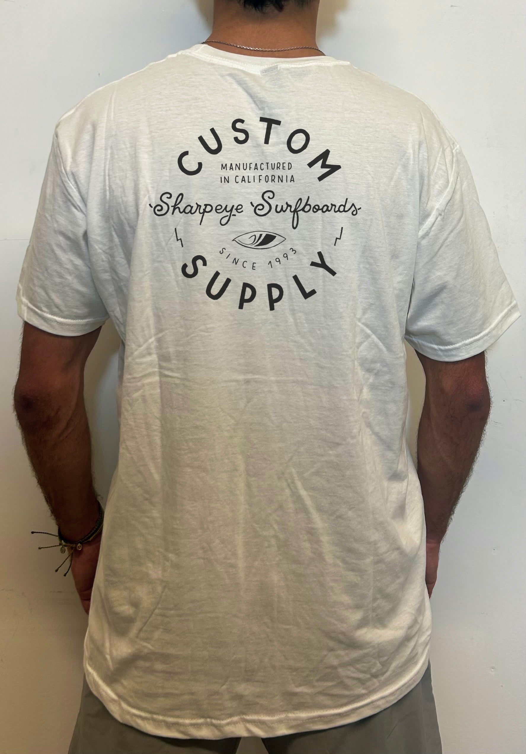 Sharp Eye Custom Supply Tee White