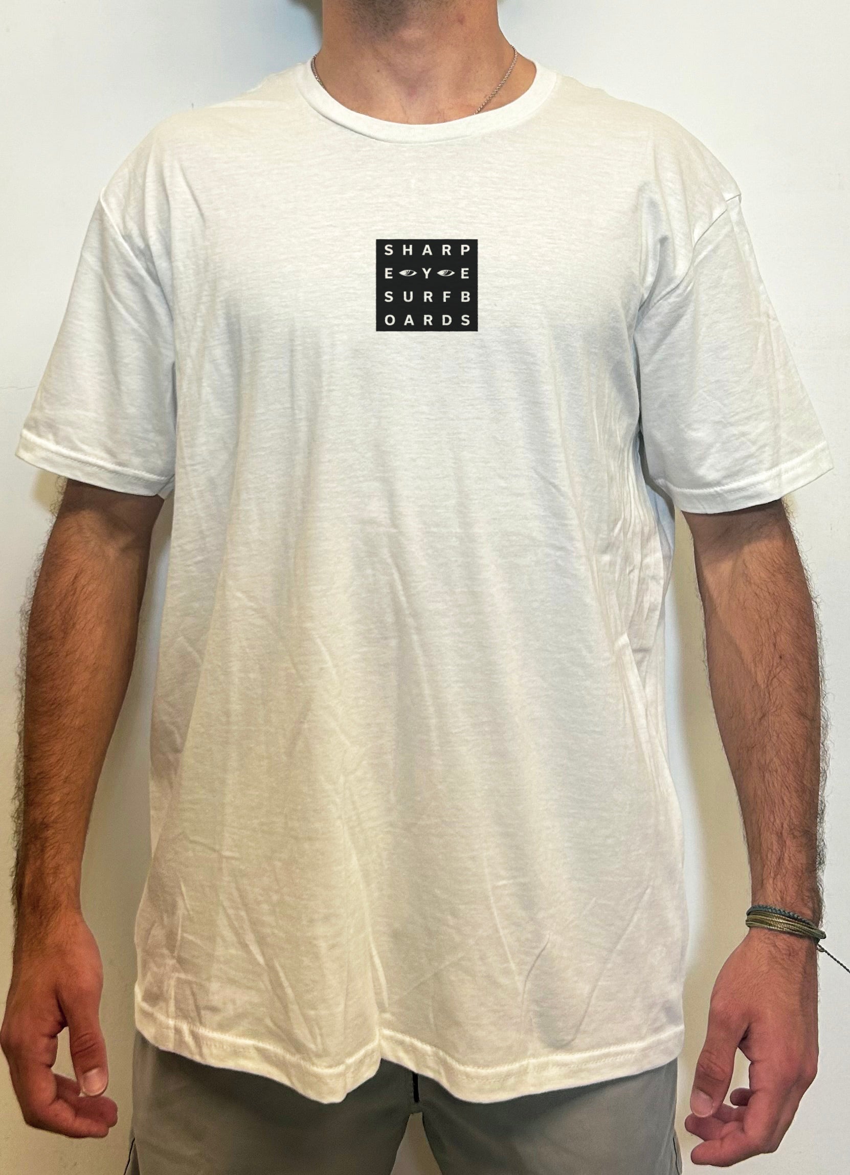 Sharp Eye Block Tee White