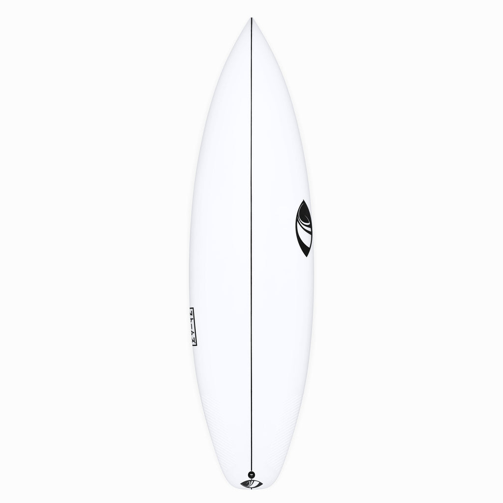 Sharp Eye Storms Everyday performance shortboard — full deck view